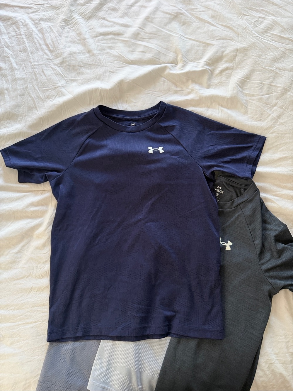 Under Armour Navy Blue Short Sleeve Performance Tee